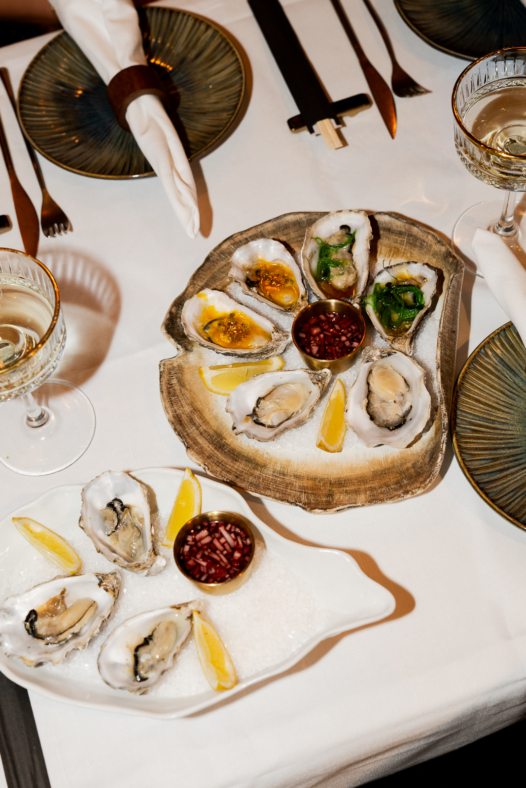 Oesters en champagne bij Bar Santé in Breda